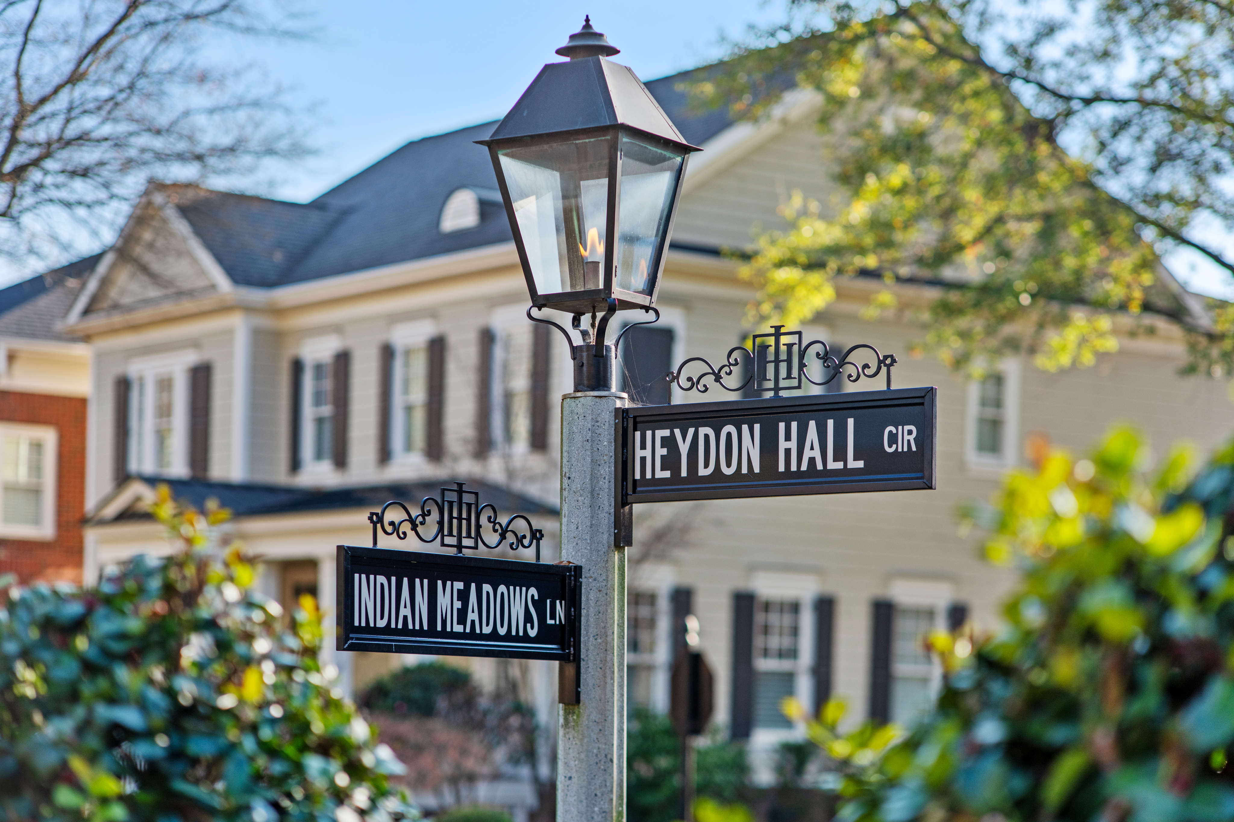 Heydon Hall street sign